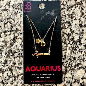 Aquarius double necklace ♒️